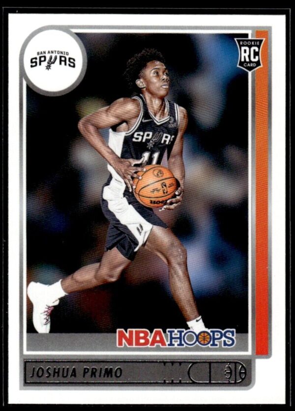 _10 2021 NBA Hoops San Antonio Spurs #220 Joshua Primo RC Rookie