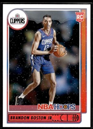 2021 NBA Hoops Los Angeles Clippers #233 Brandon Boston Jr. RC Rookie
