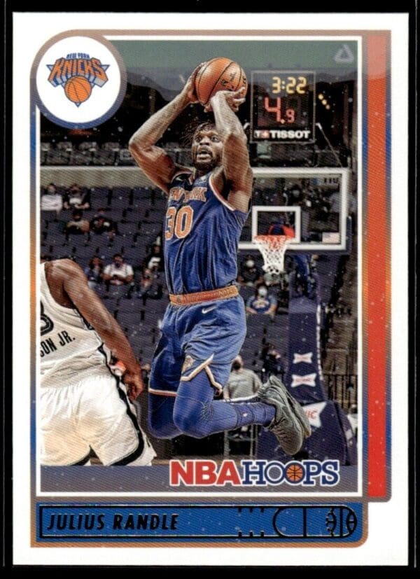 _10 2021 NBA Hoops New York Knicks #2 Julius Randle