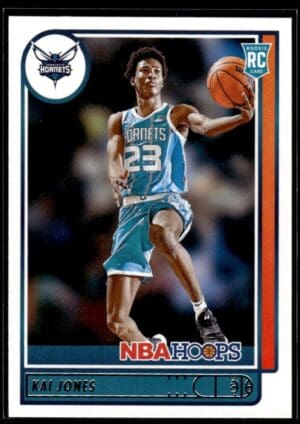2021 NBA Hoops Charlotte Hornets #230 Kai Jones RC Rookie
