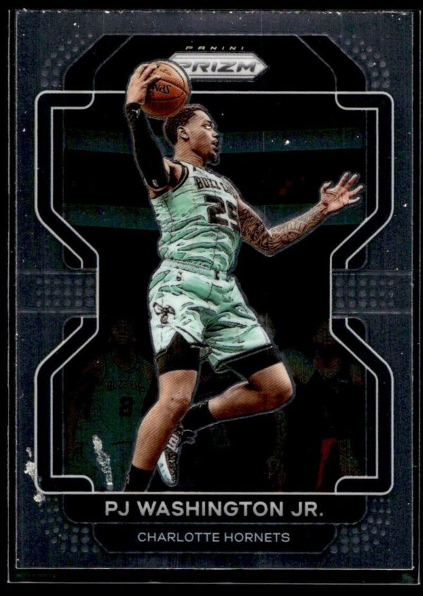 _10 2021 Panini Prizm Charlotte Hornets #78 PJ Washington Jr.
