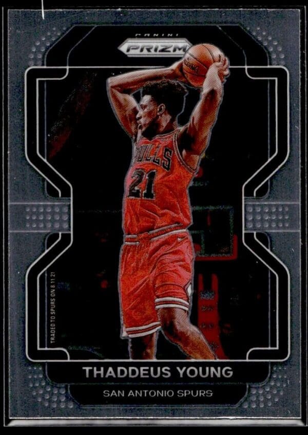2021 Panini Prizm San Antonio Spurs #118 Thaddeus Young
