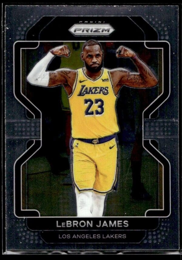 2021 Panini Prizm Los Angeles Lakers #91 LeBron James