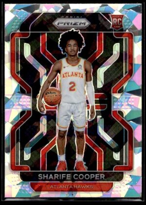 2021 Panini Prizm Cracked Ice Atlanta Hawks #280 Sharife Cooper RC Rookie