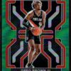 2021 Panini Prizm Portland Trail Blazers #291 Greg Brown III RC Rookie Green
