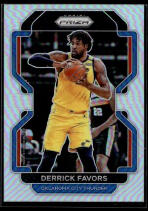 2021 Panini Prizm Oklahoma City Thunder #124 Derrick Favors Silver
