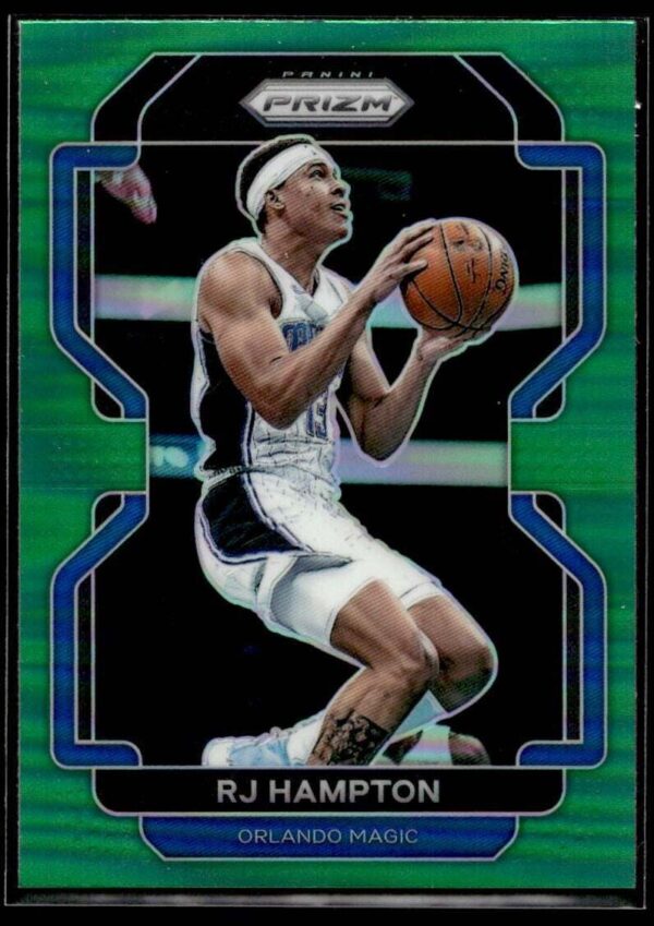 2021 Panini Prizm Orlando Magic #207 RJ Hampton Green