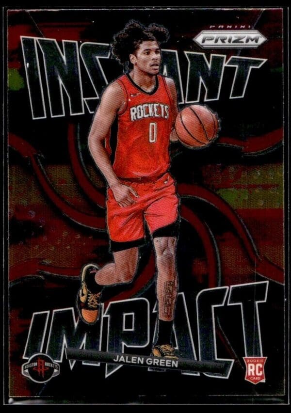 2021 Panini Prizm Instant Impact Houston Rockets #25 Jalen Green RC Rookie