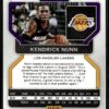 2021 Panini Prizm Los Angeles Lakers #216 Kendrick Nunn Green