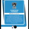 2021 Donruss Optic Brooklyn Nets #153 Cameron Thomas RC Rookie Holo