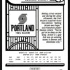 2022 Hoops Portland Trail Blazers #60 Jerami Grant