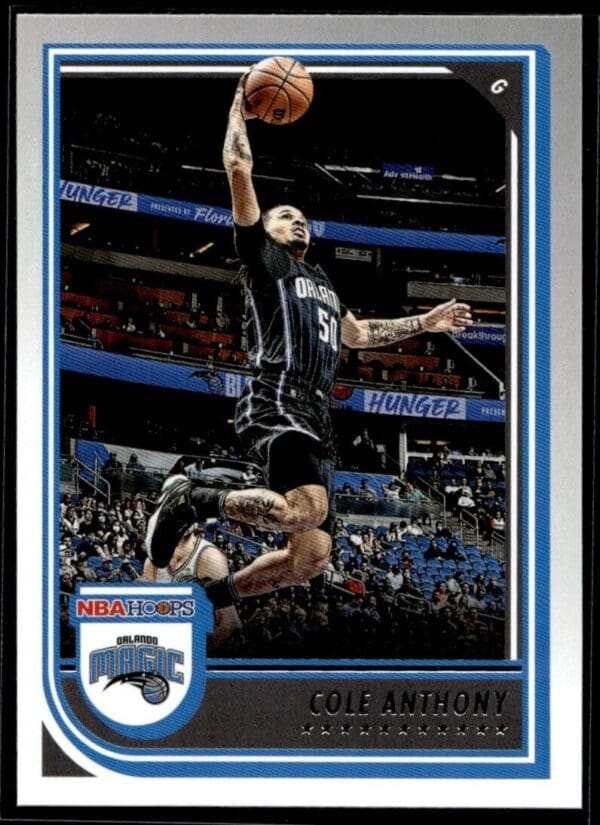 2022 Hoops Orlando Magic #105 Cole Anthony