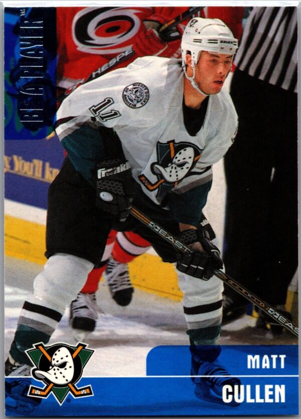 1999 Be a Player Memorabilia Anaheim Mighty Ducks #159 Matt Cullen