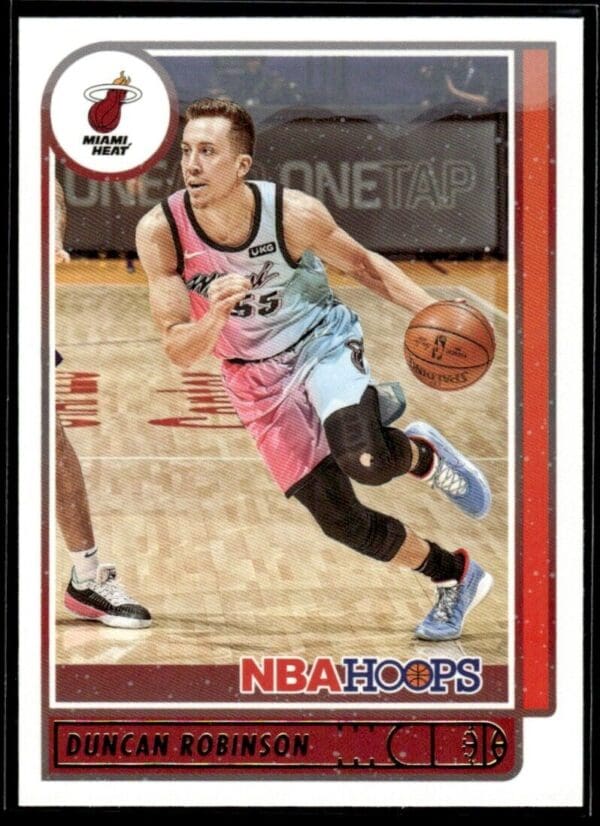 2021 NBA Hoops Miami Heat #30 Duncan Robinson