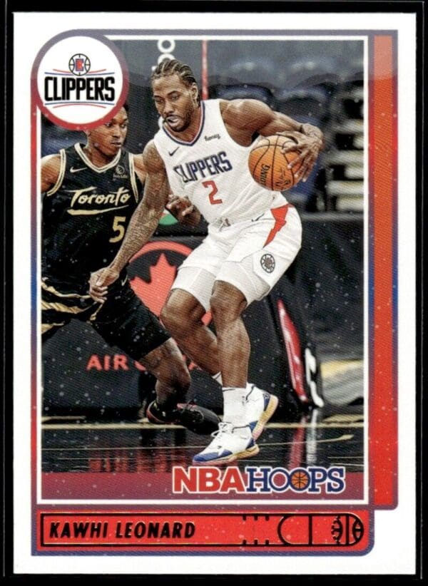 2021 NBA Hoops Los Angeles Clippers #76 Kawhi Leonard