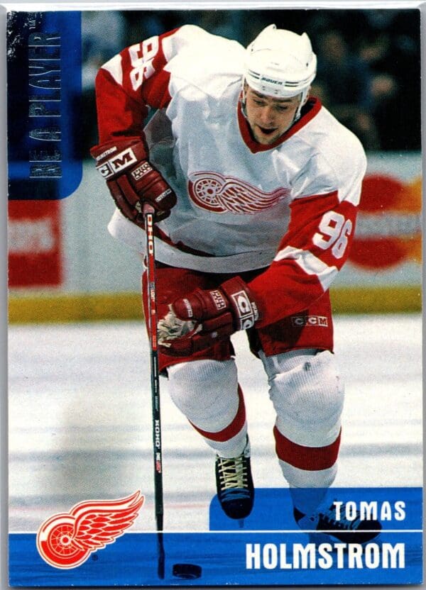 1999 Be a Player Memorabilia Detroit Red Wings #132 Tomas Holmstrom