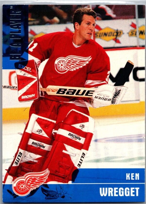 1999 Be a Player Memorabilia Detroit Red Wings #114 Ken Wregget
