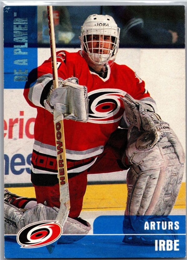 1999 Be a Player Memorabilia Carolina Hurricanes #4 Arturs Irbe
