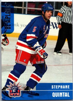 _10 1999 Be a Player Memorabilia New York Rangers #188 Stephane Quintal