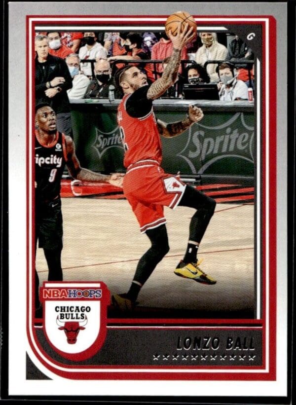 2022 Hoops Chicago Bulls #76 Lonzo Ball