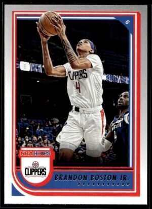 2022 Hoops Los Angeles Clippers #185 Brandon Boston Jr.