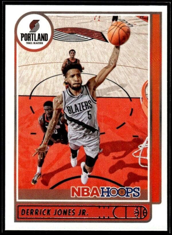 2021 NBA Hoops Portland Trail Blazers #131 Derrick Jones Jr.