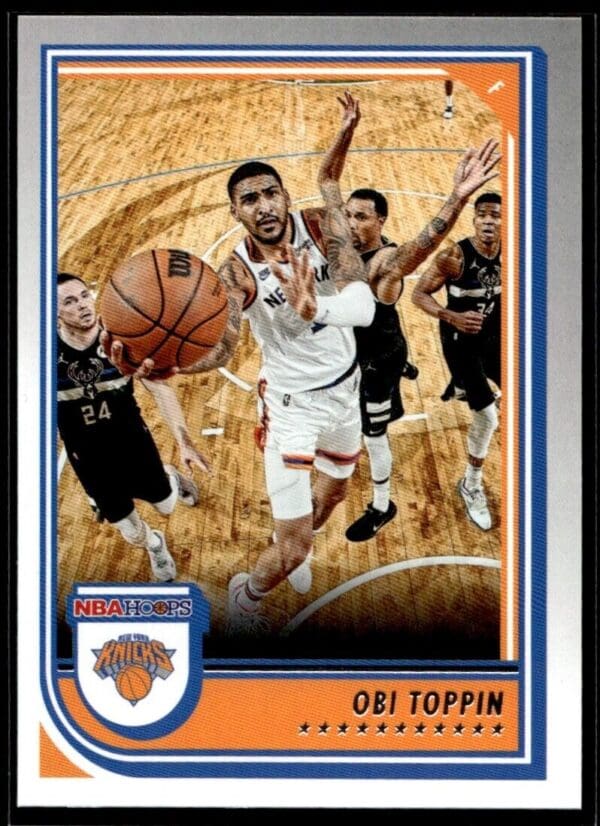 _10 2022 Hoops New York Knicks #21 Obi Toppin