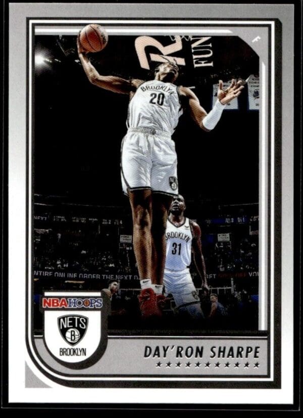 _10 2022 Hoops Brooklyn Nets #17 Day'Ron Sharpe