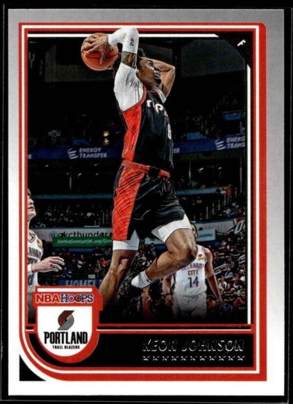2022 Hoops Portland Trail Blazers #213 Keon Johnson