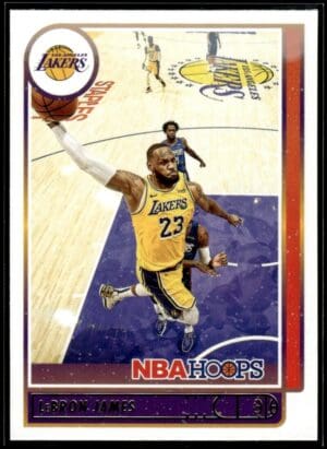 2021 NBA Hoops Los Angeles Lakers #136 LeBron James
