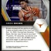 2021 Panini Prizm Draft Picks Texas Longhorns #27 Greg Brown III RC Rookie