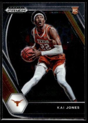2021 Panini Prizm Draft Picks Texas Longhorns #14 Kai Jones RC Rookie