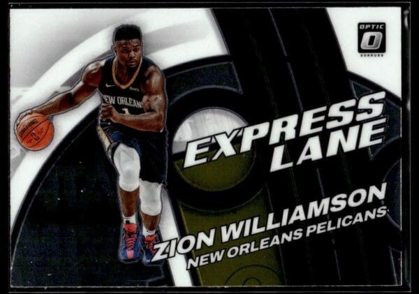 2021 Donruss Optic Express Lane New Orleans Pelicans #12 Zion Williamson
