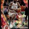 2021 Panini Prizm Draft Picks Indiana Hoosiers #36 Isiah Thomas Orange Cracked I