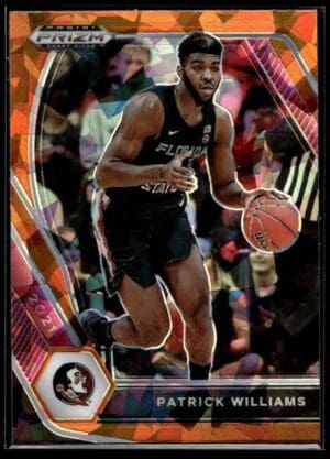 2021 Panini Prizm Draft Picks Florida State Seminoles #47 Patrick Williams Orang
