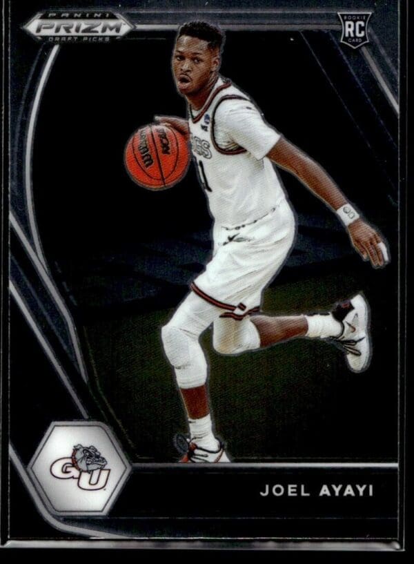 _10 2021 Panini Prizm Draft Picks Gonzaga Bulldogs #29 Joel Ayayi RC Rookie