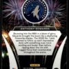 2021-22 Panini Prizm Fireworks Anthony Edwards Minnesota Timberwolves #23 Silver