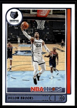 _10 2021 NBA Hoops Memphis Grizzlies #142 Dillon Brooks