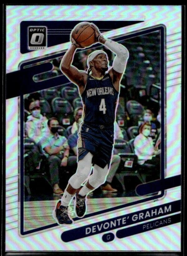 2021-22 Donruss Optic Devonte' Graham New Orleans Pelicans #74 Holo Prizm