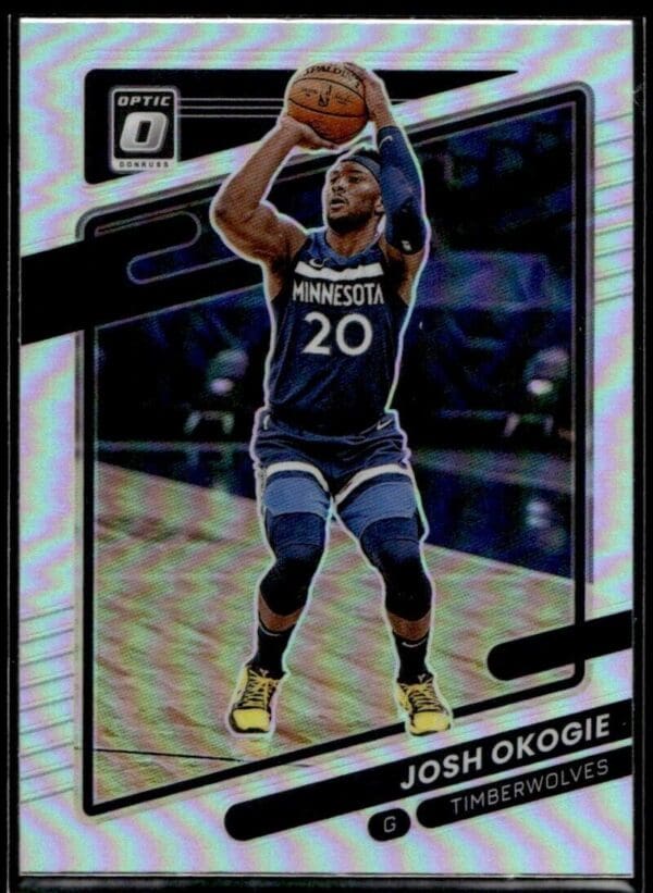 2021-22 Donruss Optic Josh Okogie Minnesota Timberwolves #112 Holo Prizm