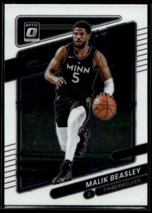 2021-22 Donruss Optic Malik Beasley Minnesota Timberwolves #70