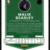 2021-22 Donruss Optic Malik Beasley Minnesota Timberwolves #70