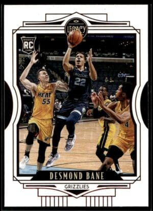 _10 2020-21 Panini Chronicles Fleer Legacy Desmond Bane Rookie Memphis Grizzlies