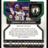 2021-22 Panini Prizm Dennis Schroder Boston Celtics #20 Silver Disco