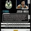 2020-21 Panini Chronicles Playbook Jordan Nwora Rookie Milwaukee Bucks #170