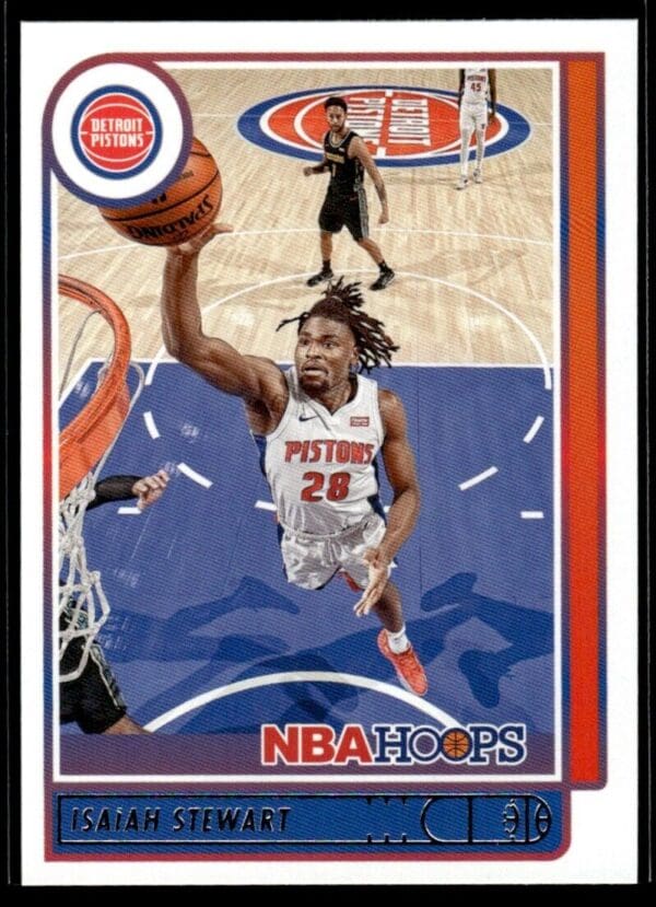 2021 NBA Hoops Detroit Pistons #195 Isaiah Stewart