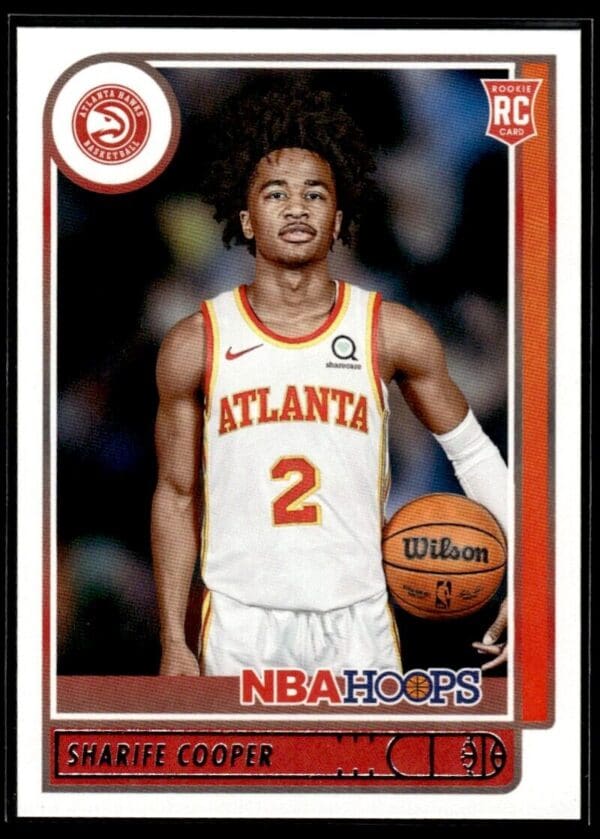 2021 NBA Hoops Atlanta Hawks #249 Sharife Cooper RC Rookie