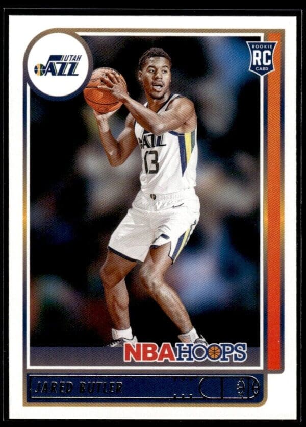 2021 NBA Hoops Utah Jazz #216 Jared Butler RC Rookie