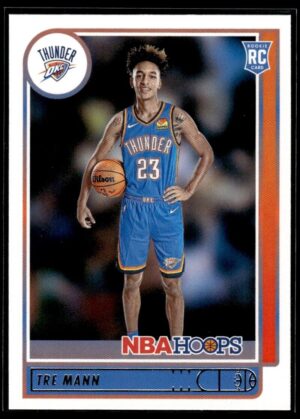 2021 NBA Hoops Oklahoma City Thunder #237 Tre Mann RC Rookie