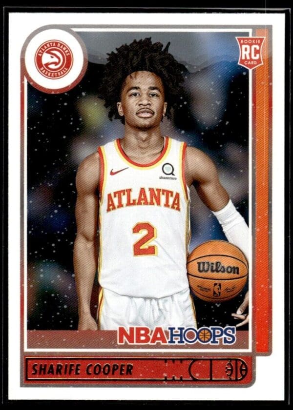 2021 NBA Hoops Atlanta Hawks #249 Sharife Cooper RC Rookie